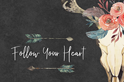 Boho Scene Creator (Watercolor), an Illustration by Curve and Pixel (Thumbnail 5 of 7)