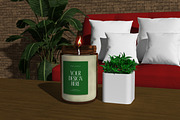Candle Jar Mockup, a Cups & Container Mockup by graphicook (Thumbnail 3 of 4)