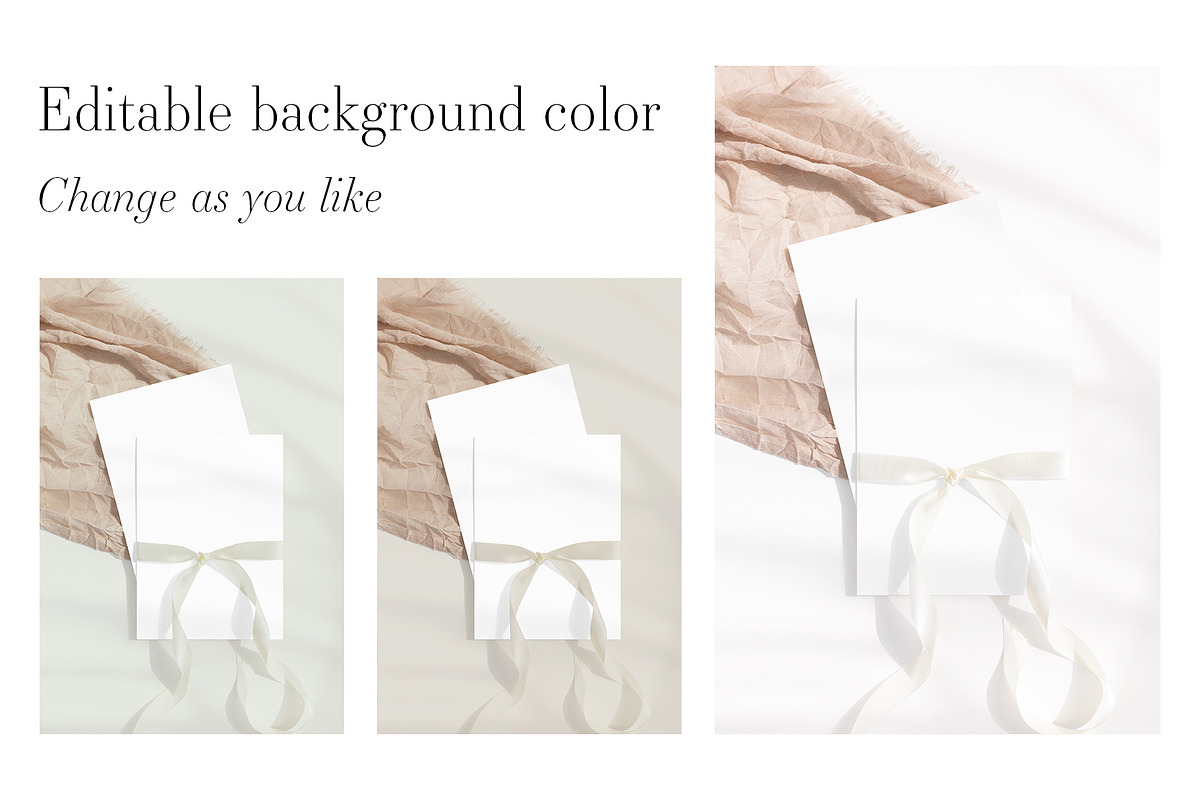 Customizable Card Mockup5x7 2c5 b32, an Advertising Mockup by PawMockups 2 (Photo 4 of 12)