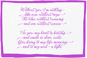 Lambrusco, a Handwritten Font by Alexander Tiunov (Thumbnail 7 of 7)