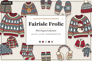 Christmas Sweater Clipart PNG