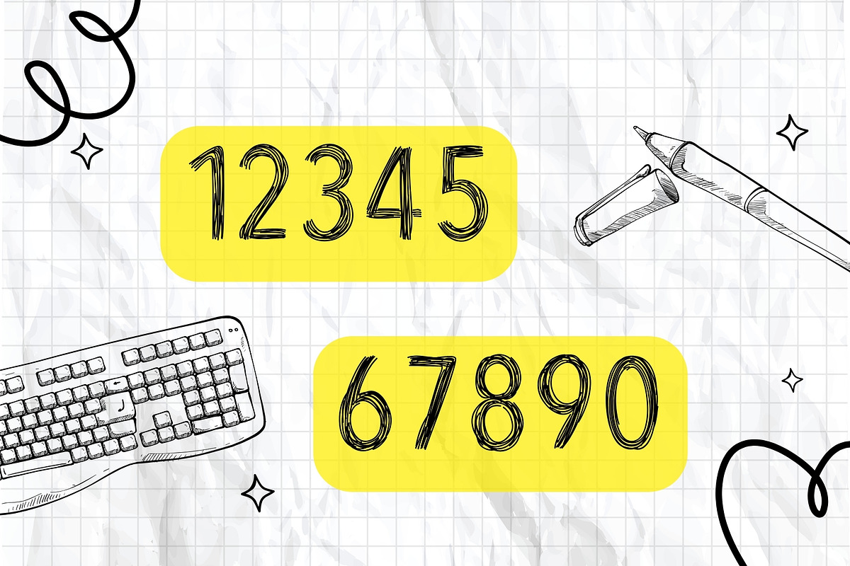 Scratchpad - Messy Handmade Font, a Handwritten Font by HipFonts (Photo 3 of 6)