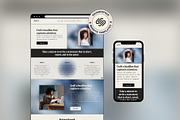 Squarespace website template, a Squarespace Template by Ciel Lumiere (Thumbnail 1 of 11)