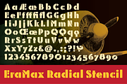 EraMax Radial Black, a Sans Serif Font by Our House Graphics Inc. (Thumbnail 4 of 6)