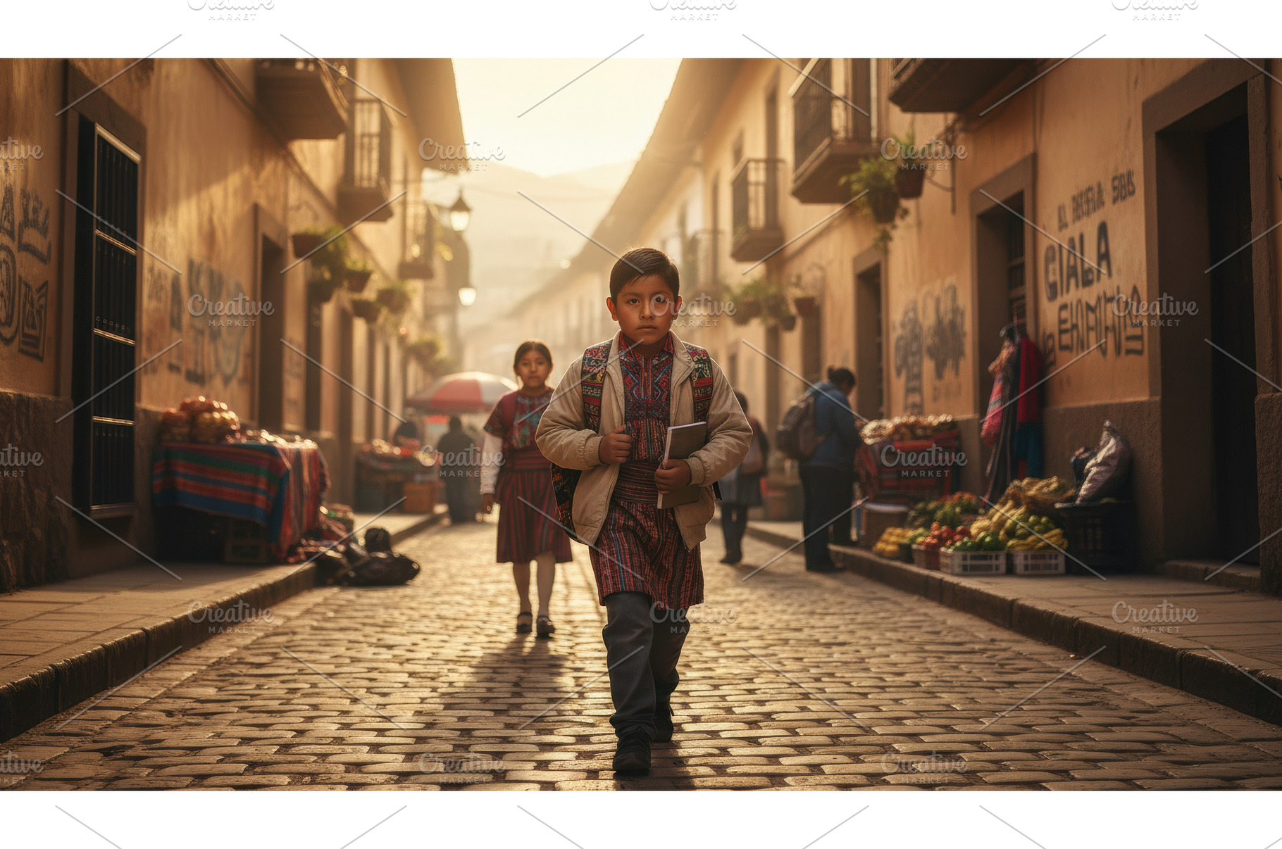 Young boy wearing a traditional, an Architecture Photo by Igor Tichonow
