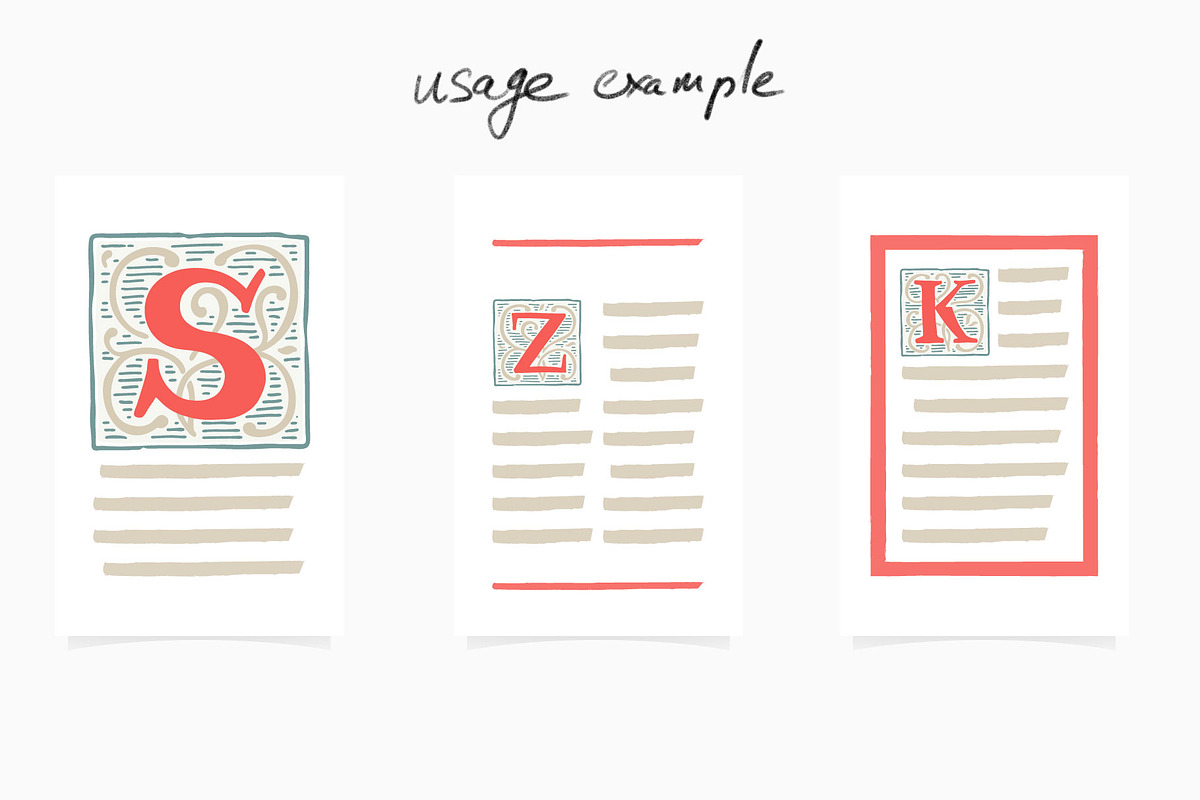 Renaissance Initials fonts preview 6