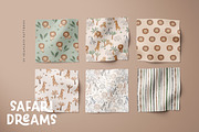 Safari Dreams – Kids Safari Seamless, a Pattern Graphic by Point and Poem (Thumbnail 5 of 14)