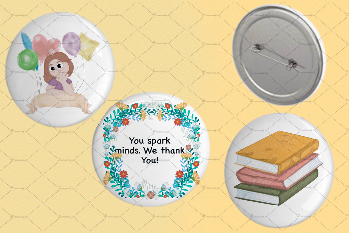 Heart of the Classroom: Clip Art Pac, a Decorative Illustration by Amarawolf's Art (Photo 9 of 14)