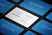 Simple Minimal Business Cards, a Business Card Template by Galaxiya (Thumbnail 7 of 16)