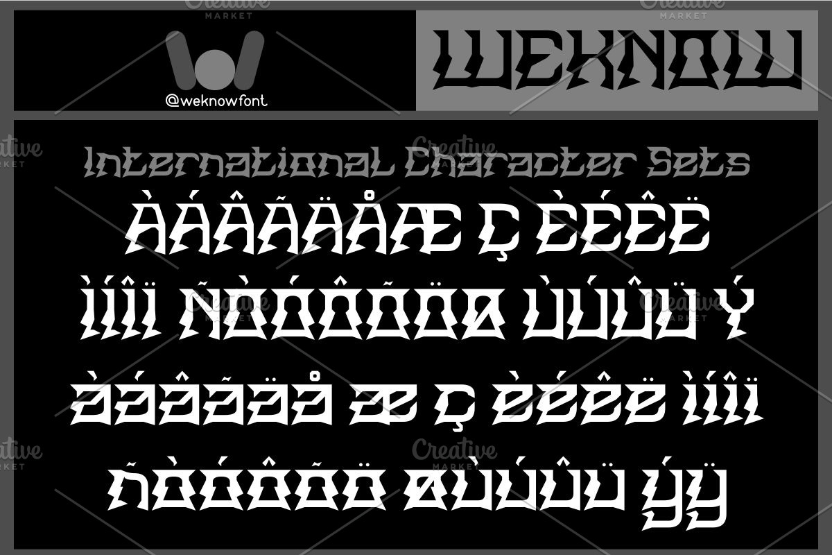Black Jacket font, a Font by weknow (Photo 8 of 8)