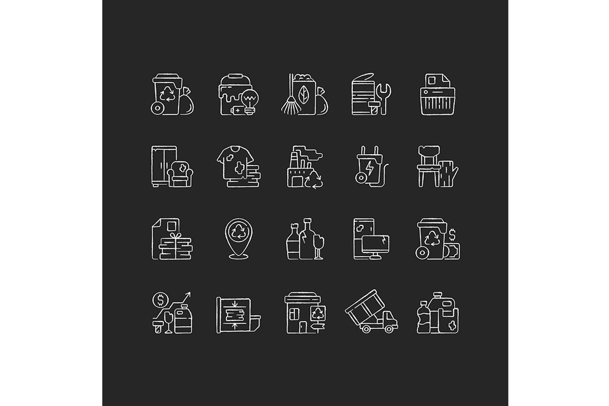 Environmental problems and solutions, an Outline Icon by IMG Visuals (Photo 4 of 23)