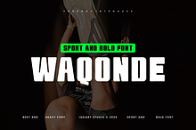 Waqonde - Sport Font