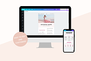3-Page Pink Media Kit Canva Template, a Presentation Template by The Template Lounge (Thumbnail 2 of 4)