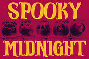 Muffliato - Halloween Display Font, a Script Font by AQR Studio (Thumbnail 5 of 8)