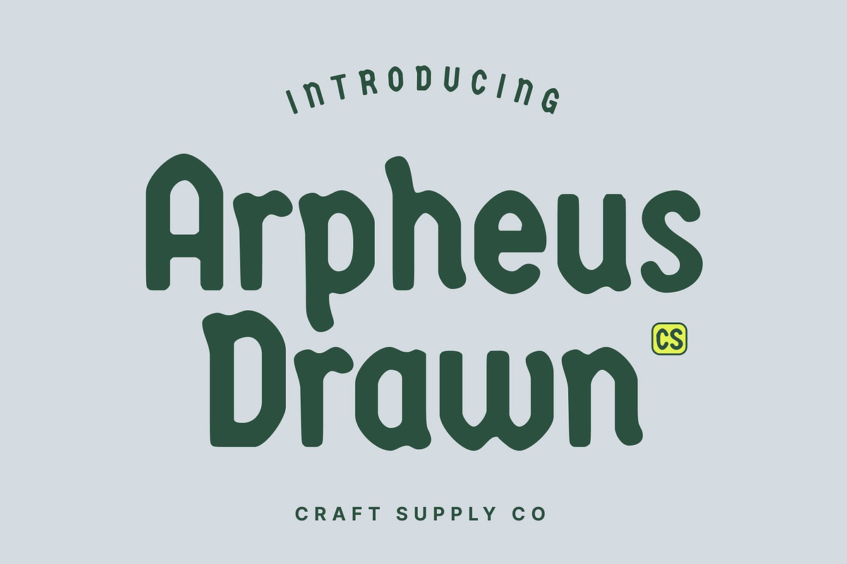 CS Arpheus Drawn, a Blackletter Font by Craft Supply Co. (Photo 1 of 8)