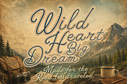 Mounta Libres - Born to Wander, a Script Font by HypeWorksCo (Thumbnail 5 of 18)