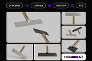 Hand Garden Scraper Mockup, a Household Mockup by hiddemaru (Thumbnail 2 of 4)