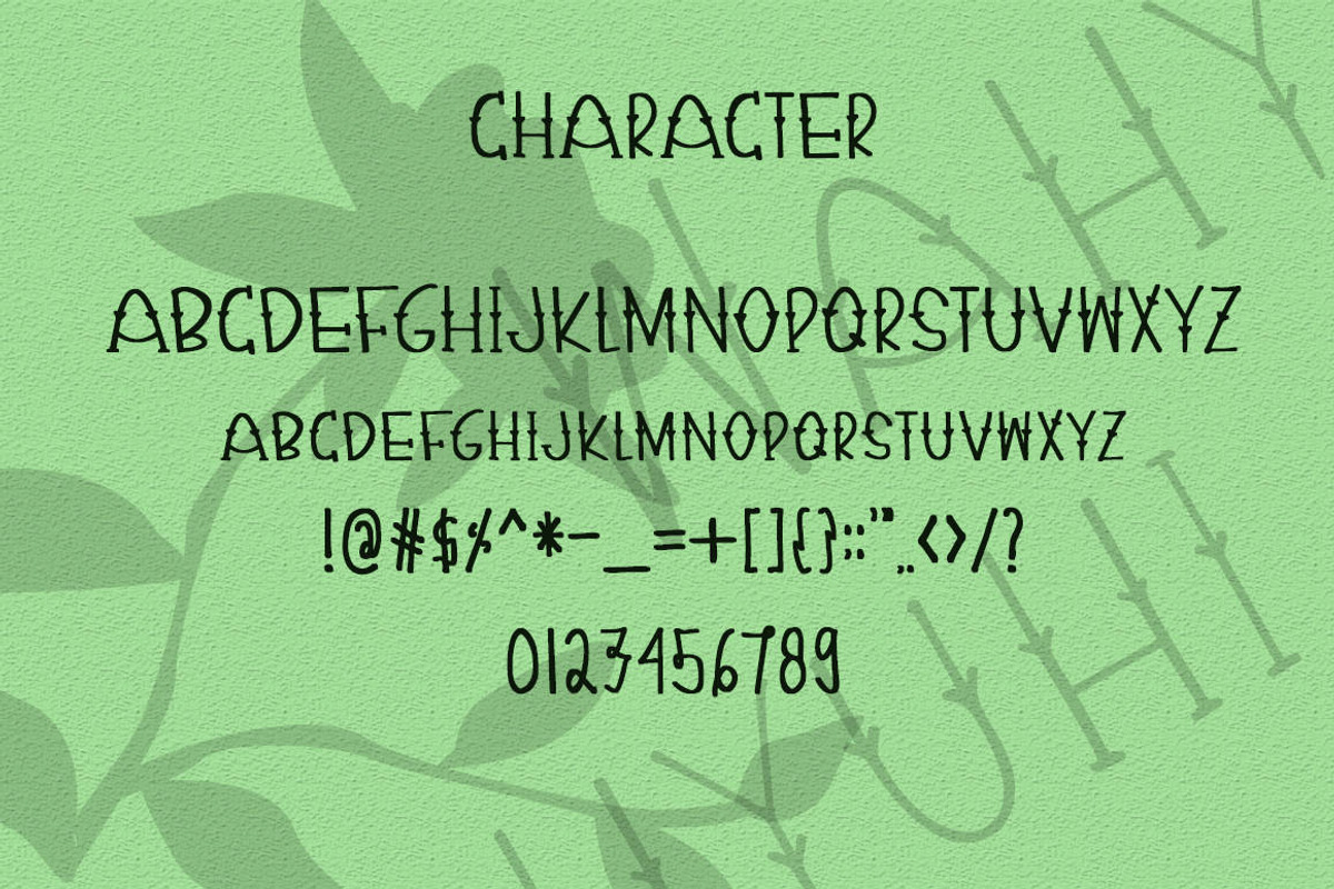Wahyuhi - Tropical Script Font, a Script Font by Naistudio (Photo 3 of 7)