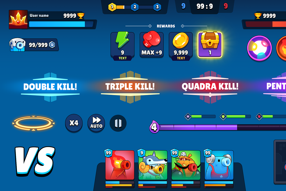GUI Pro - Casual Game, an UI Kit Template by LAYERLAB (Photo 4 of 65)