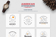 American Adventure Badges Logo Kit, a Branding & Logo Template by LovePowerDesigns (Thumbnail 3 of 14)