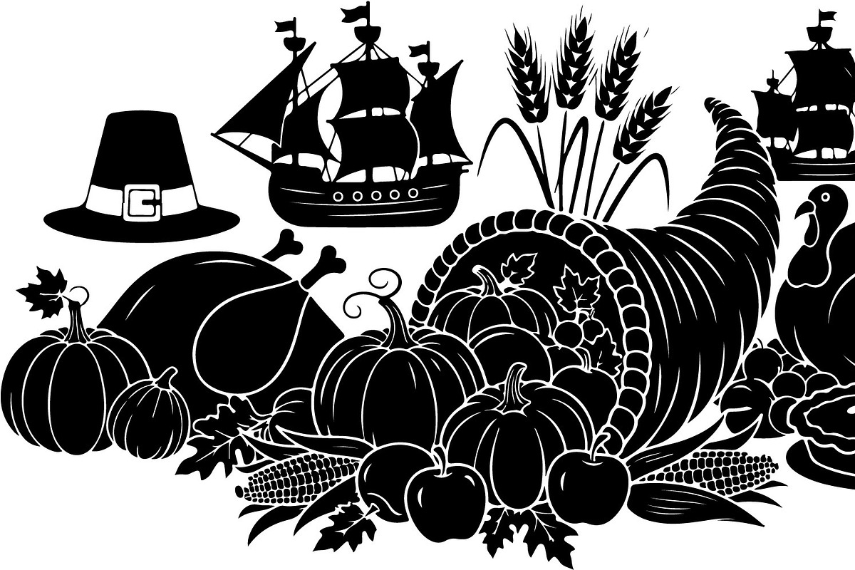 Thanksgiving Harvest SVG Bundle, an Illustration by Designs_River (Photo 7 of 48)