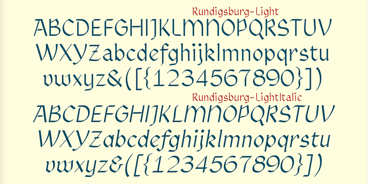 Rundigsburg, a Sans Serif Font by Ingrimayne Type (Photo 9 of 10)