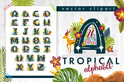 Tropical alphabet cartoon animals, an Animal Illustration by Brandianna (Thumbnail 1 of 5)