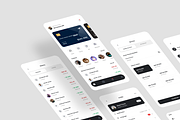 iBank - E-Wallet App UI Kit, an UI Kit Template by iDoodle Studio (Thumbnail 3 of 4)