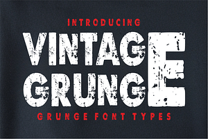 Vintage Grunge - Distressed Font, a Sans Serif Font by KiddoGlyphs Studio