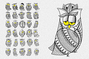 30 Sleepy Owls, a Graphic by GODZILLARGE (Thumbnail 3 of 5)