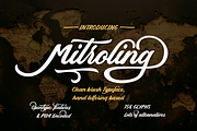 Mistroling, a Script Font by The Traveling Fox (Thumbnail 3 of 6)