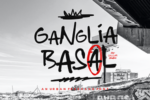 Ganglia Basal | An Urban Font, a Font by Colllab Studio