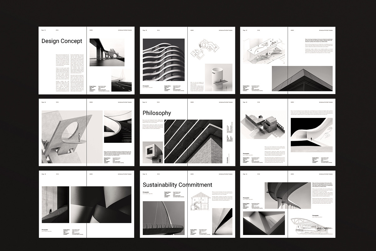Architecture Portfolio Template, a Brochure Template by DesignCrest (Photo 16 of 18)