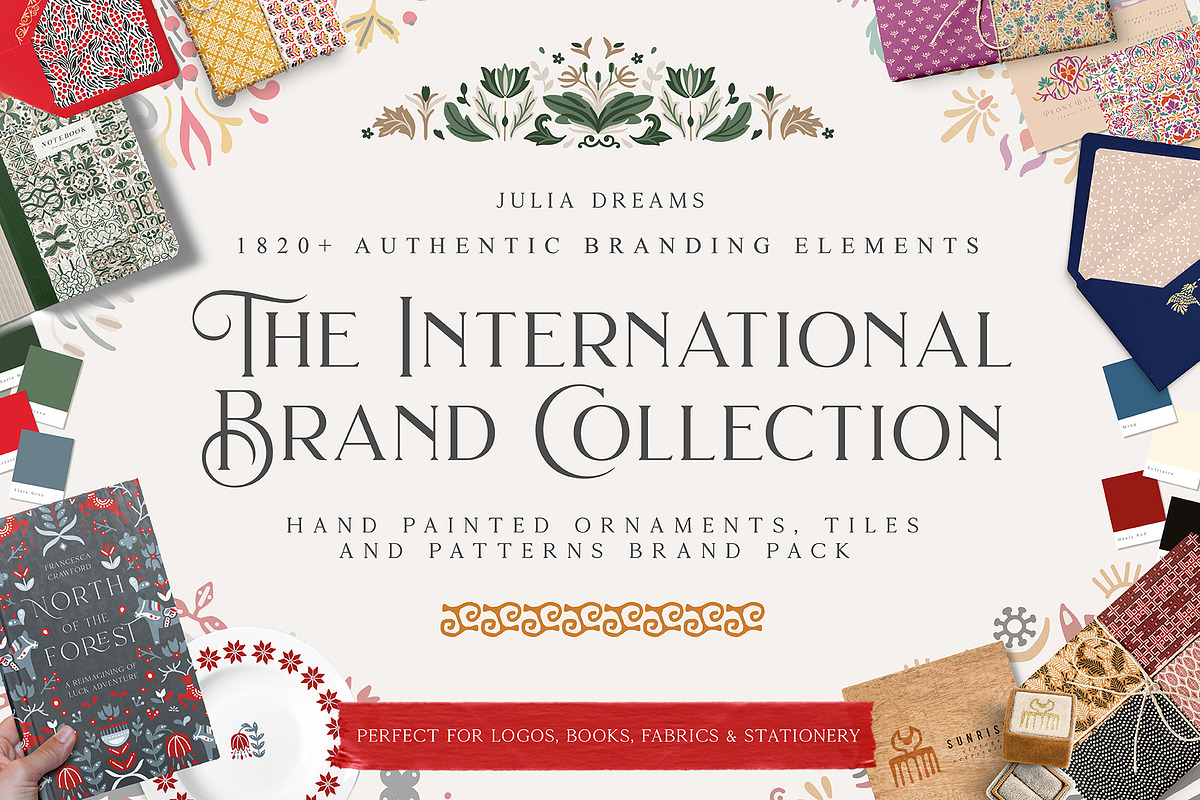 The International Brand Collection, a Pattern Graphic by Julia Dreams (Photo 1 of 75)