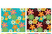 60s Retro Floral Pattern Set, a Pattern Graphic by MISS CHATZ (Thumbnail 3 of 3)