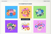 Bright Space - Clipart Collection, a Graphic by Leila Divine (Thumbnail 9 of 14)