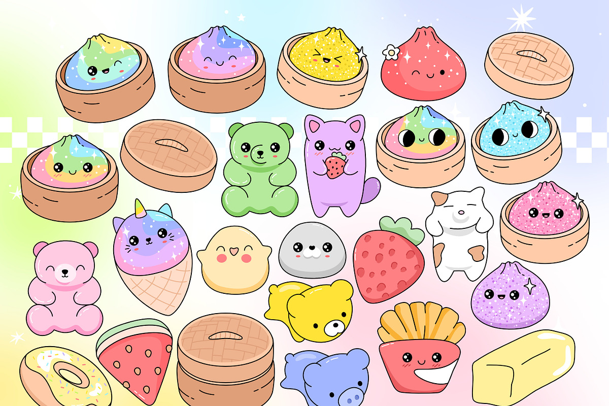 In My Squishy Era: Clipart Bundle, an Animal Illustration by Huxmay (Photo 3 of 10)