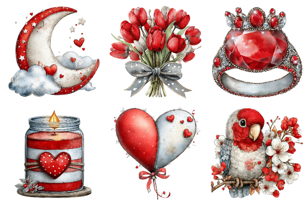 Romance Clipart, an Illustration by Design Market (Photo 5 of 5)