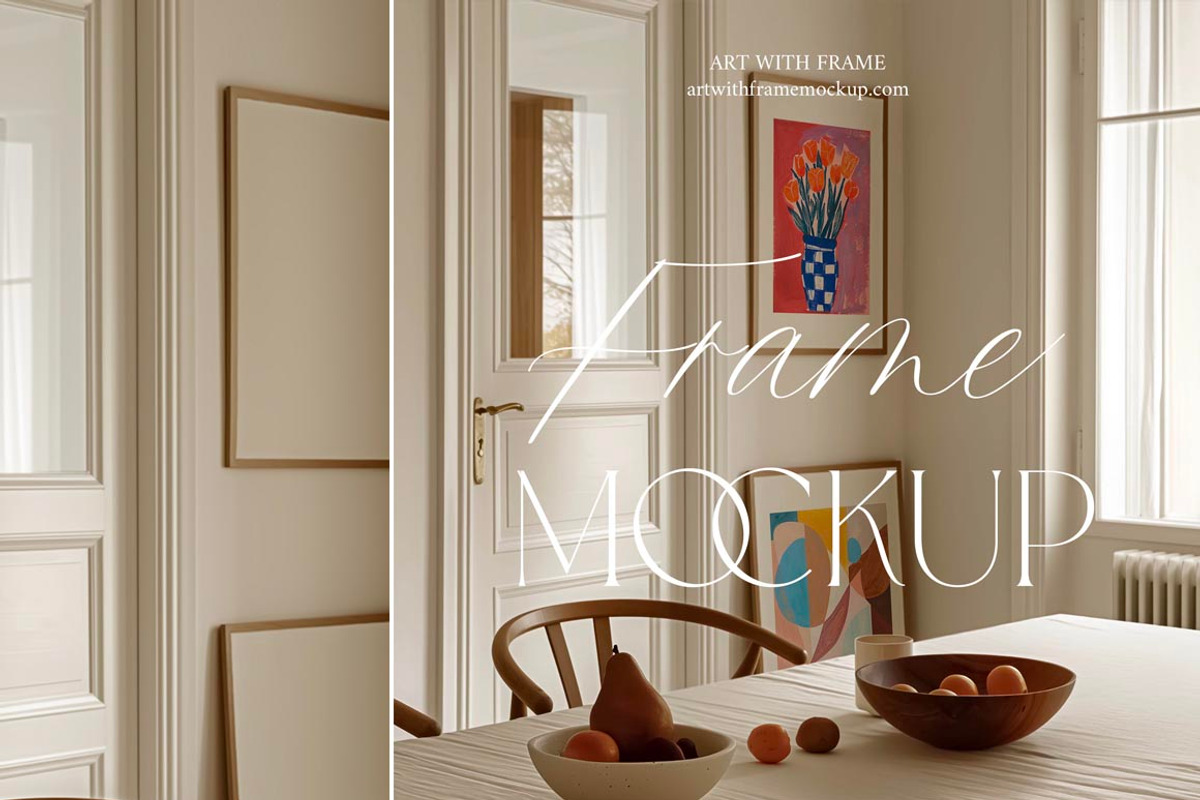Danish Interior Mockup 2, an Advertising Mockup by ArtwithFrame (Photo 5 of 10)