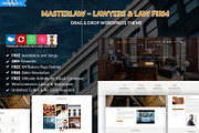 Masterlaw – Lawyers & Law Firm Theme, a WordPress Template by Cherry Wordpress Theme (Thumbnail 1 of 8)