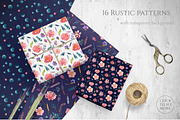 Rustic Watercolor Floral Set, an Illustration by Catherine Wheel (Thumbnail 9 of 11)