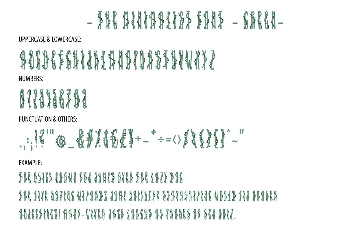THE MINIMALIST - skinny tall font preview 6