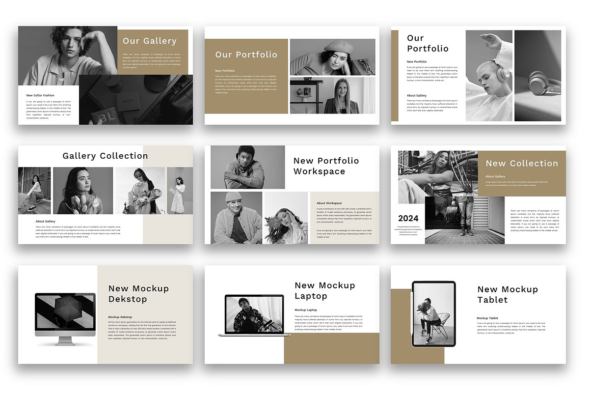 Santana – Fashion  PowerPoint, a Presentation Template by kreatifreya (Photo 3 of 5)