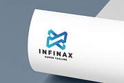 Infinax Abstract Loop Logo, a Branding & Logo Template by Design_Planet (Thumbnail 1 of 2)