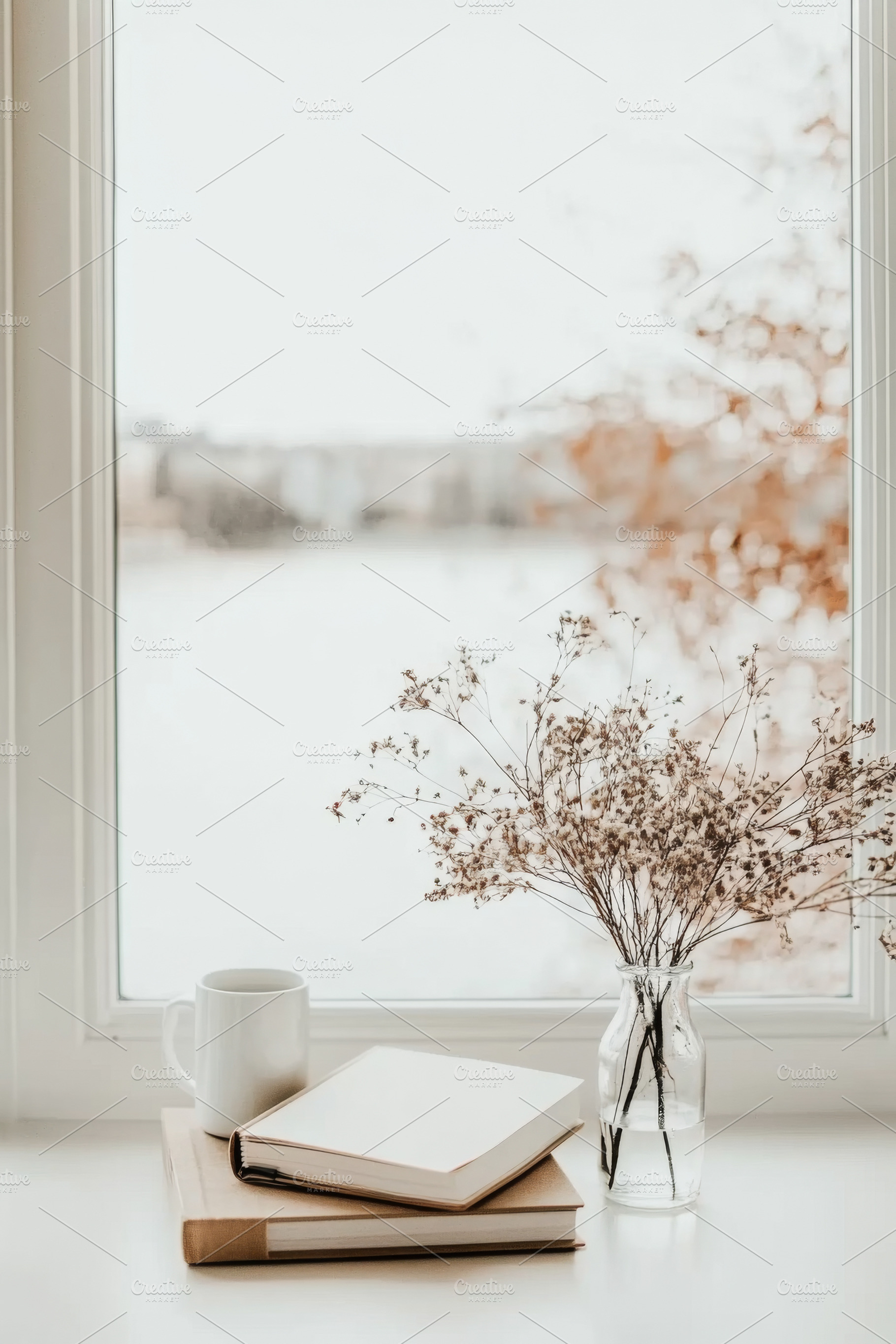 Cozy autumn setup with empty chair, a Photo by Dvoevnore photos