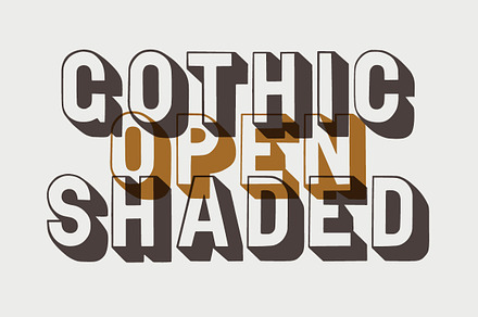Gothic Open Shaded