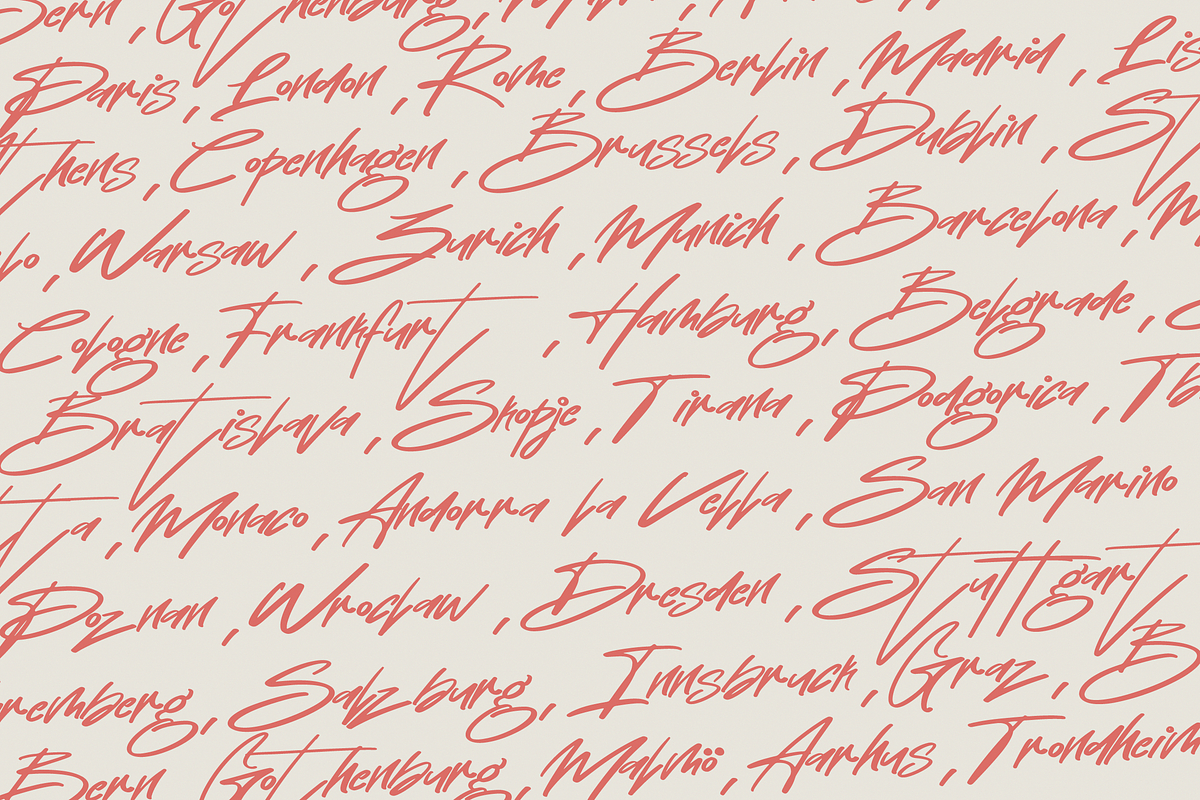 Lauragene | Freestyle Script Font, a Handwritten Font by Ardana Creative (Photo 10 of 12)