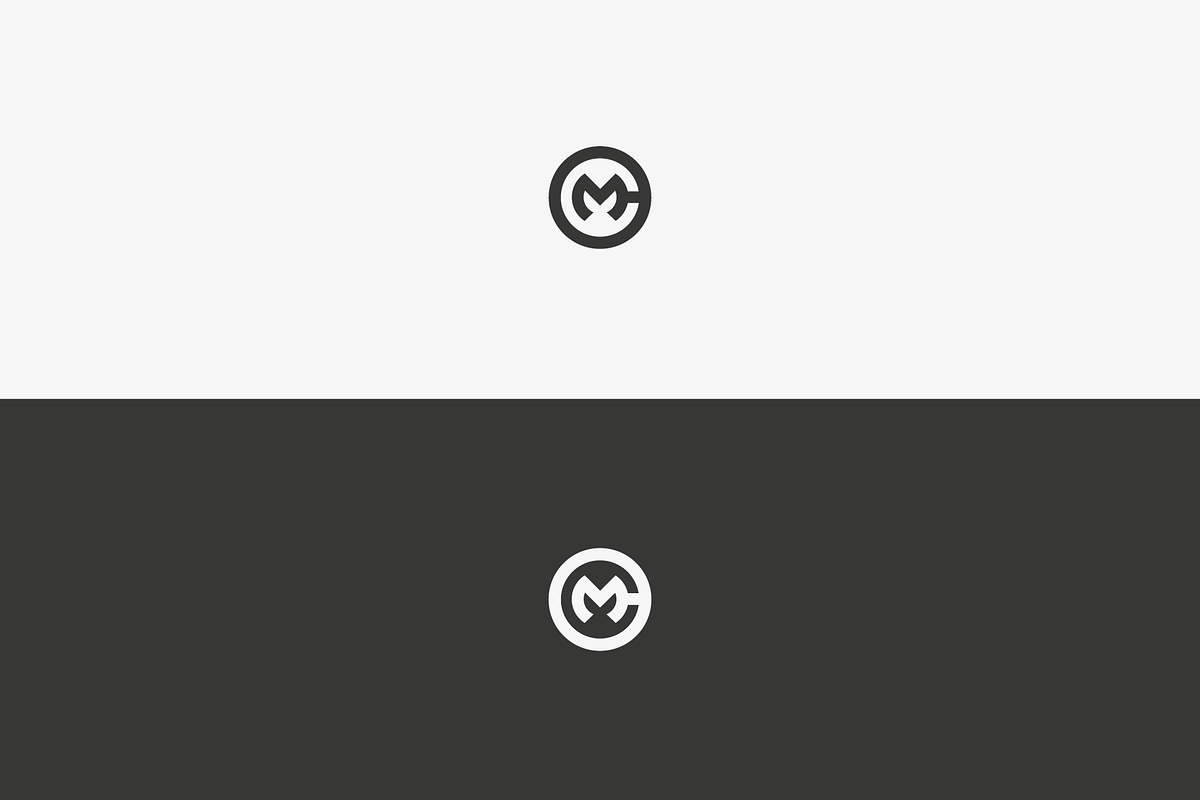 MC letter logo design preview 3
