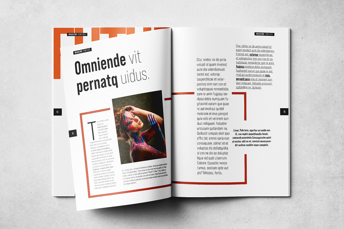 Creative Magazine Layout