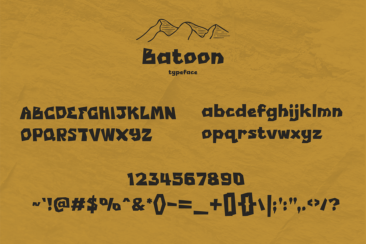 Batoon - Rugged Typeface, a Sans Serif Font by HipFonts (Photo 3 of 10)